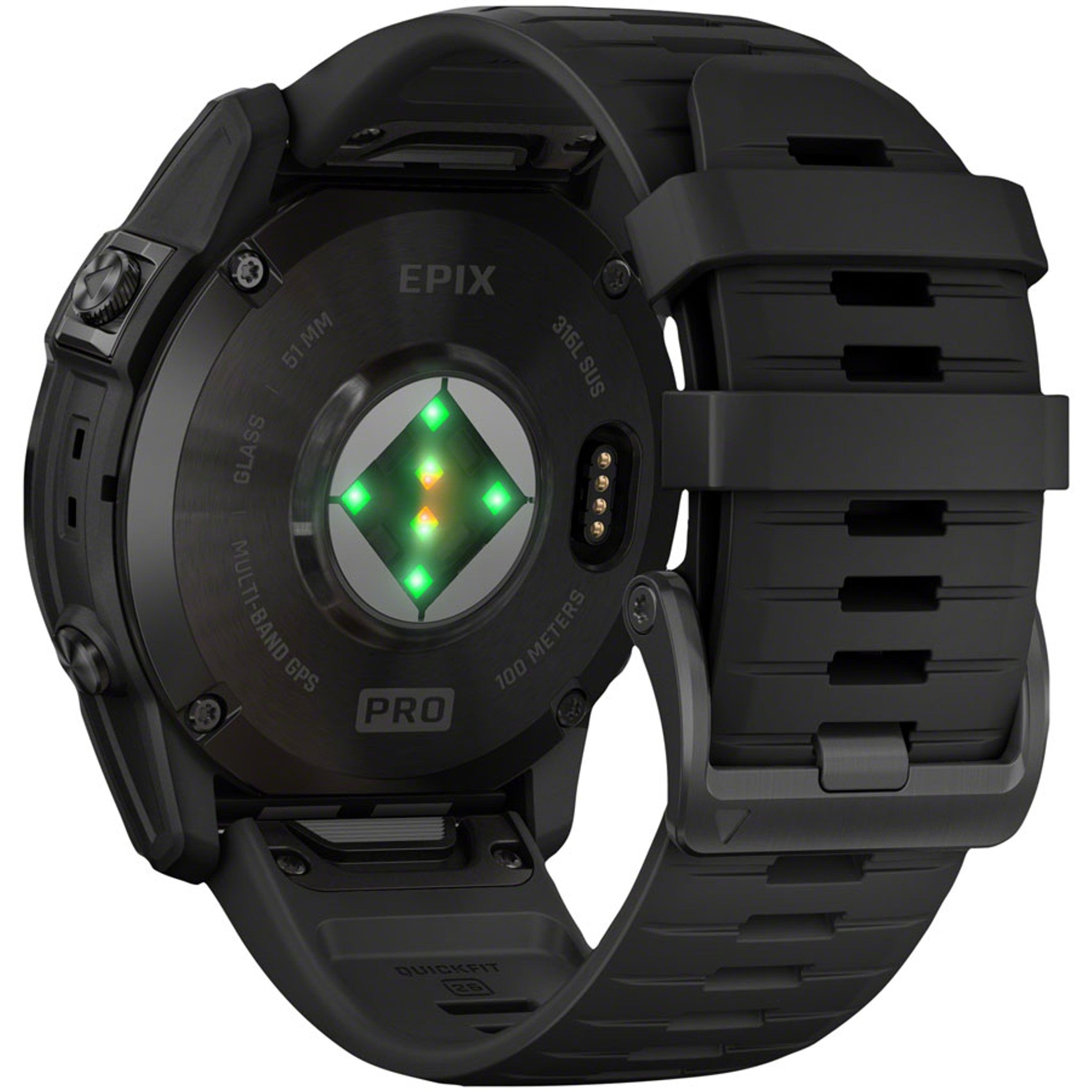 epix Pro Gen 2 Smartwatch - 51mm, Slate Gray Case, Black Band