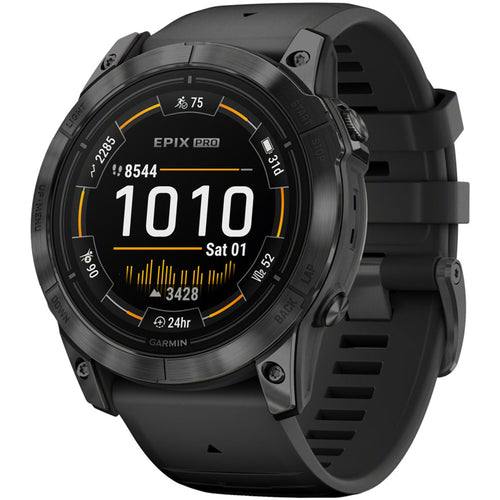 epix Pro Gen 2 Smartwatch - 51mm, Slate Gray Case, Black Band
