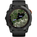 fenix 7X Pro Solar Smartwatch - 51mm, Slate Gray Case, Black Band