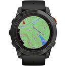 fenix 7X Pro Solar Smartwatch - 51mm, Slate Gray Case, Black Band