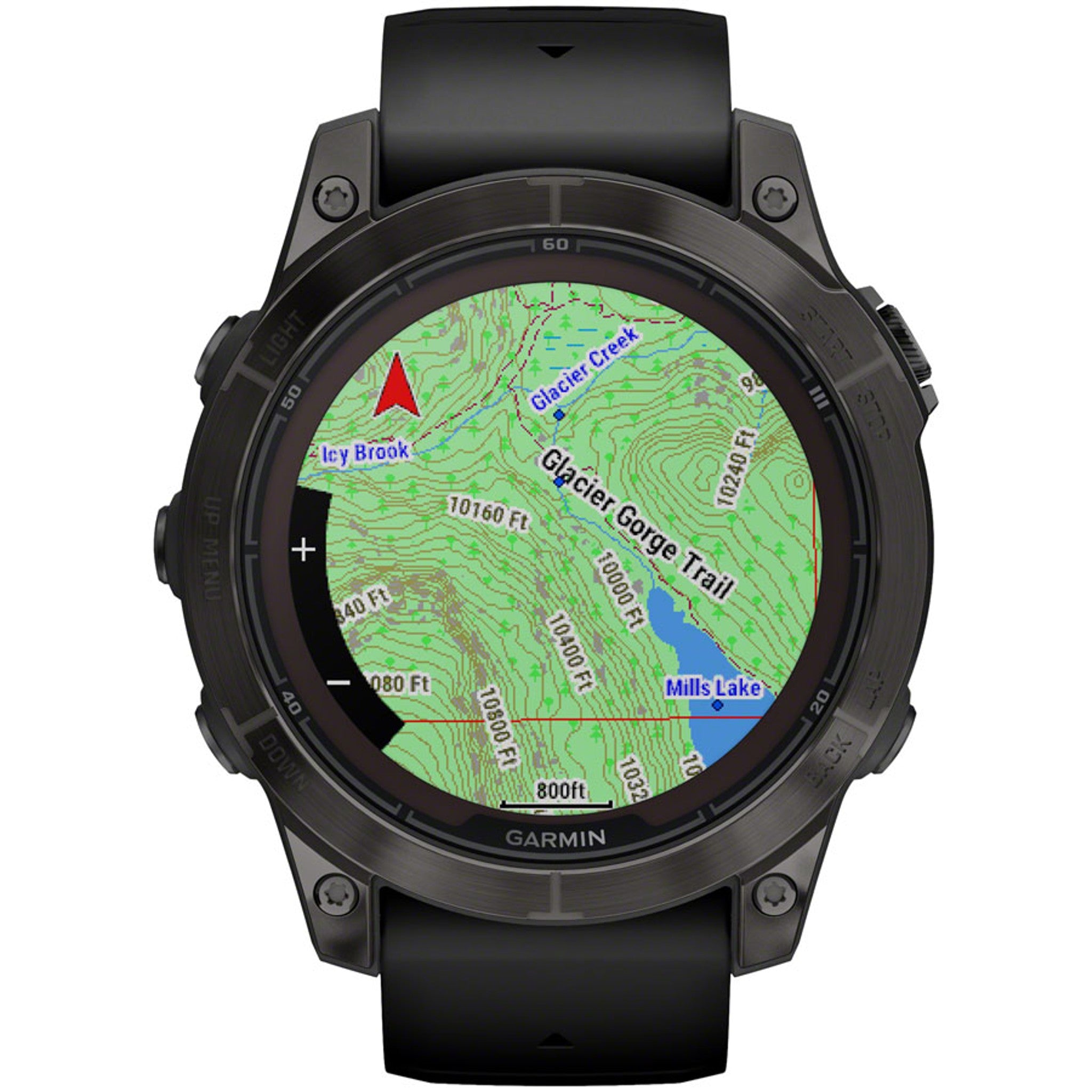 fenix 7 Pro Sapphire Solar Smartwatch - 47mm, Carbon Gray DLC Titanium Case, Black Band