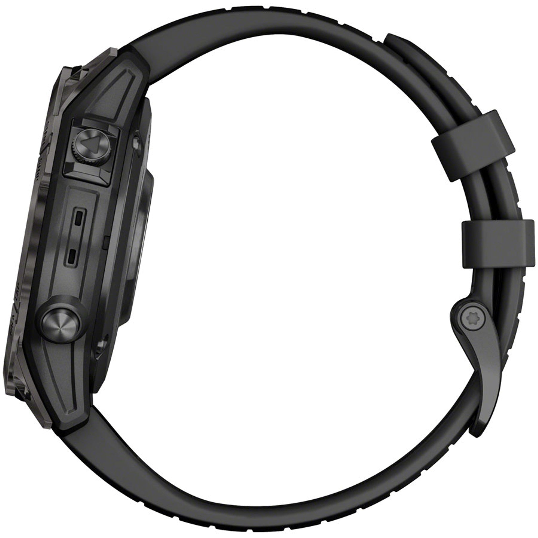 fenix 7 Pro Sapphire Solar Smartwatch - 47mm, Carbon Gray DLC Titanium Case, Black Band