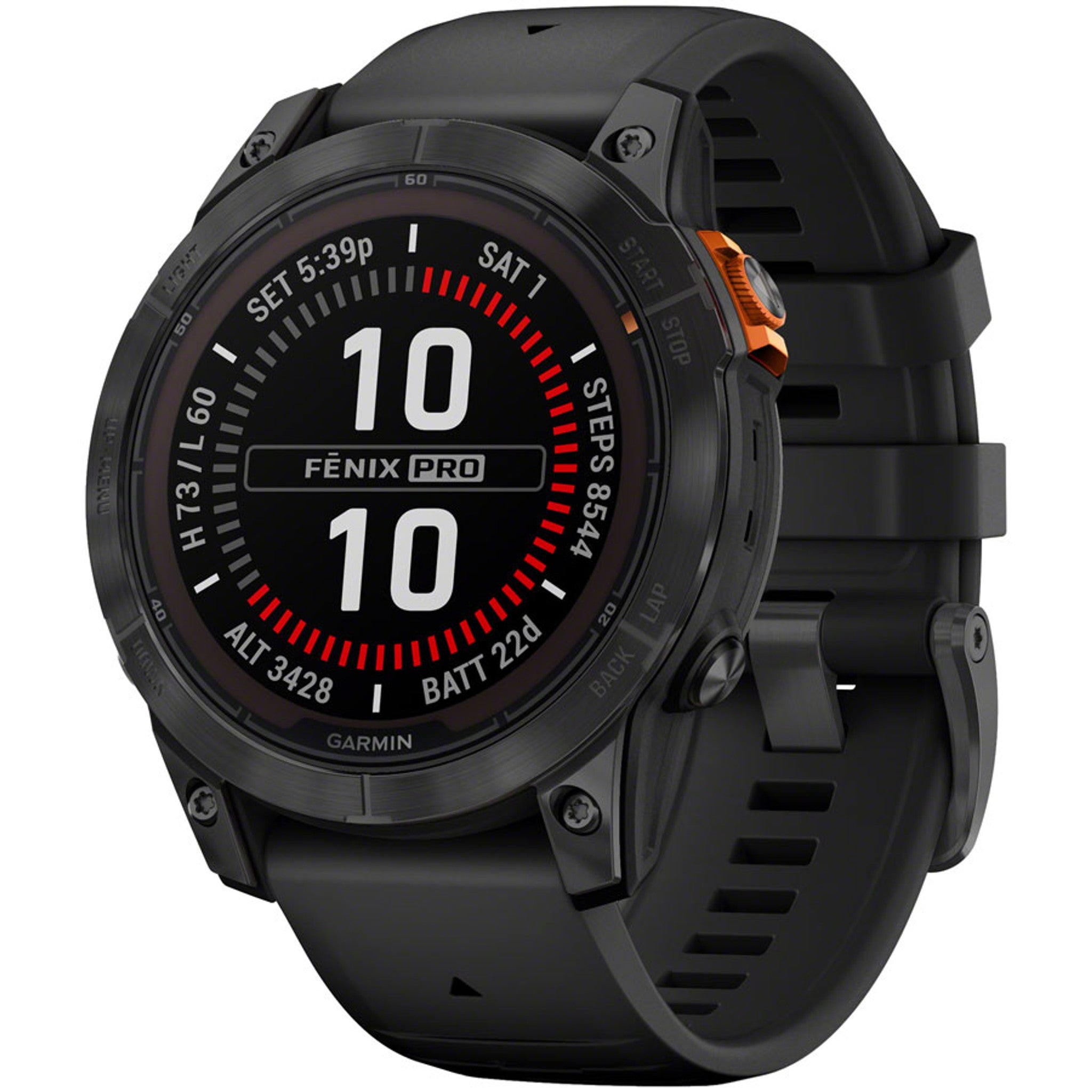fenix 7 Pro Solar Smartwatch - 47mm, Slate Gray Case, Black Band