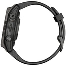 fenix 7S Pro Sapphire Solar Smartwatch - 42mm, Carbon Gray DLC Titanium Case, Black Band