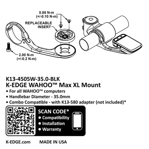 Wahoo Max XL Mount