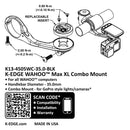 Wahoo Max XL Combo Mount