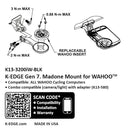 Wahoo Gen 7 Madone/Emomda Computer Mount - Black Anodize