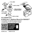 Wahoo Gen 7 Madone/Emonda Combo Mount - Black Anodize