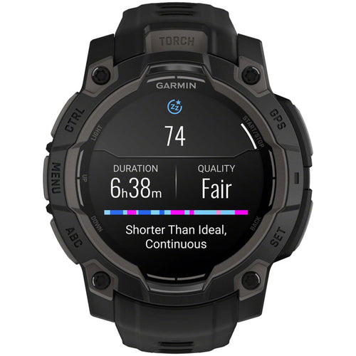 Garmin Instinct 3 GPS Smartwatch - 45mm, AMOLED, Black/Black