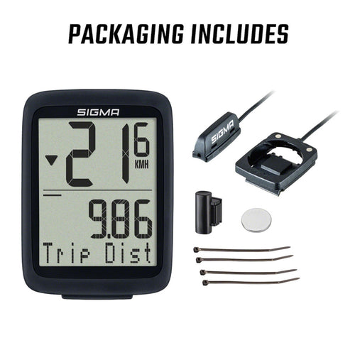 BC 8.0 WR Bike Computer - Wired, Black