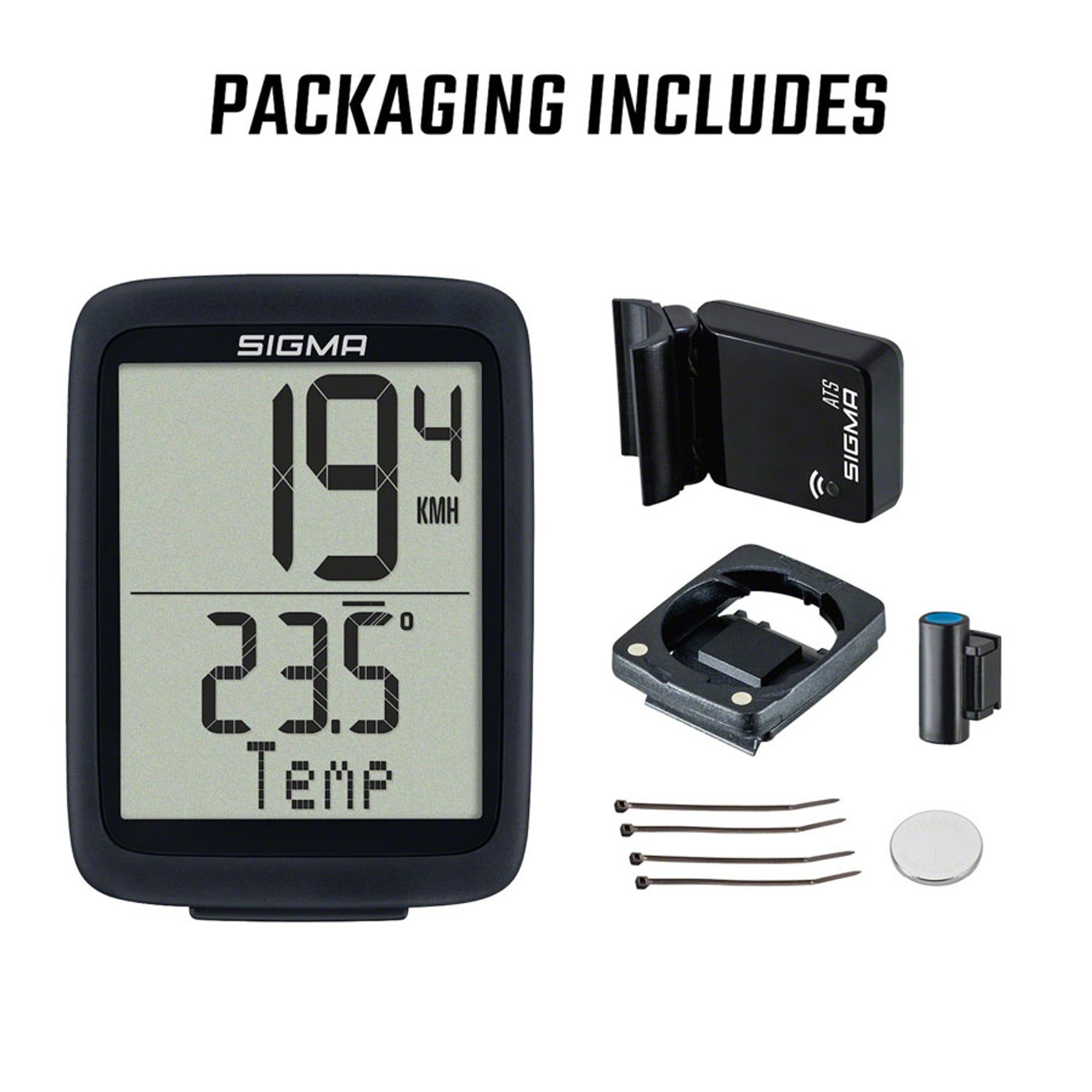 BC 10.0 WL ATS Bike Computer - Wireless, Black