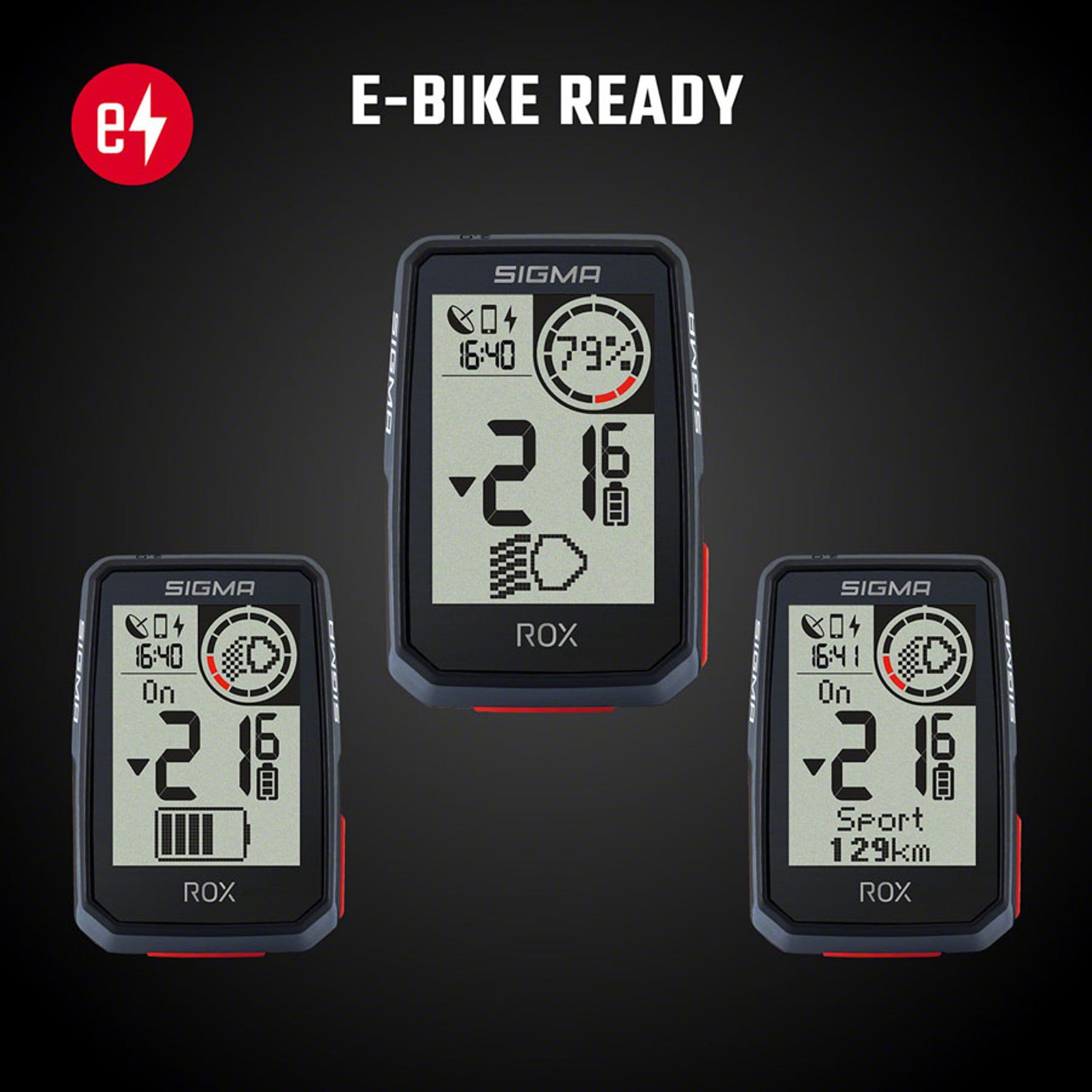 ROX 2.0 GPS Bike Computer - Wireless, Rechargeable, Black