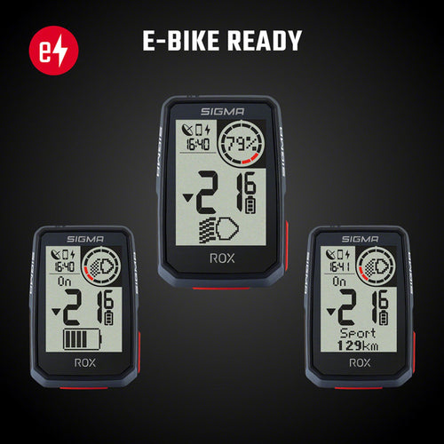 ROX 2.0 GPS Bike Computer - Wireless, Rechargeable, Black