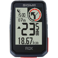 ROX 2.0 GPS Bike Computer - Wireless, Rechargeable, Black