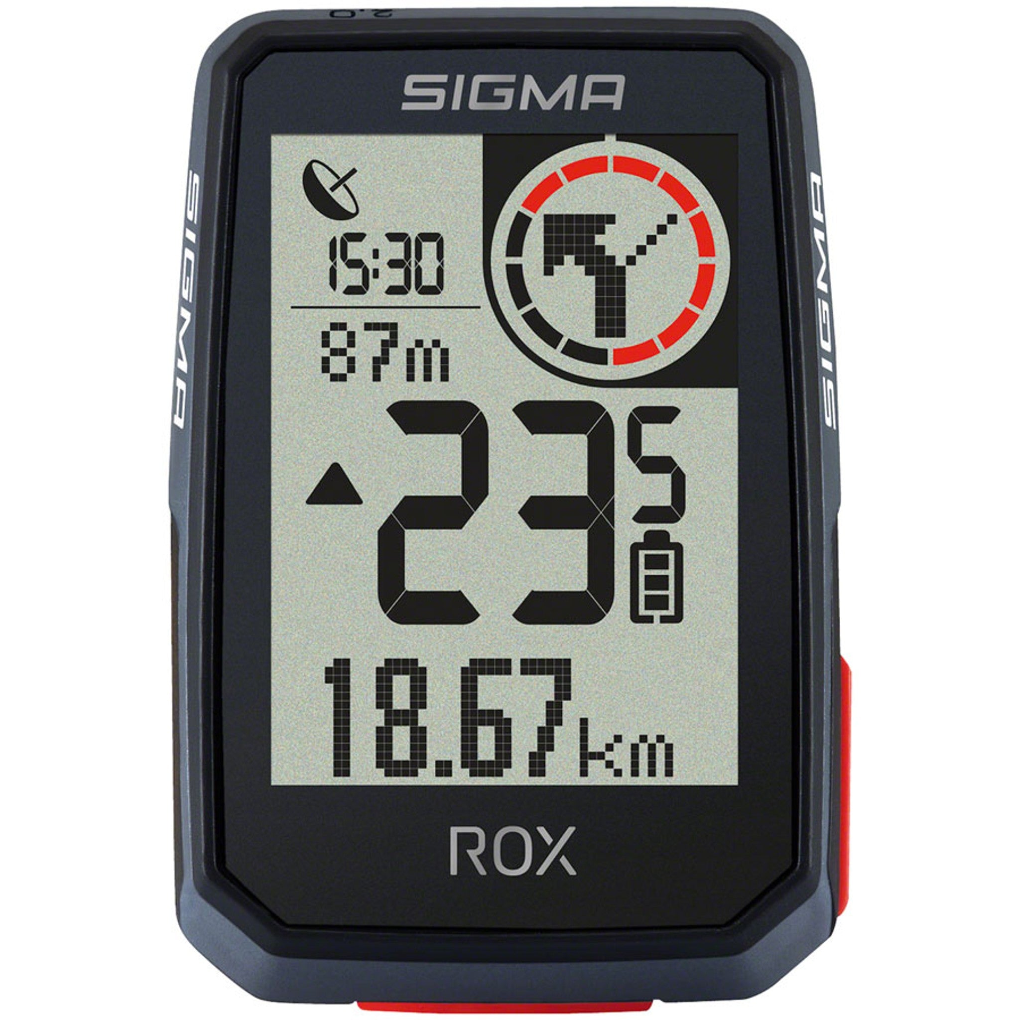 ROX 2.0 GPS Bike Computer - Wireless, Rechargeable, Black