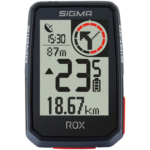 ROX 2.0 GPS Bike Computer - Wireless, Rechargeable, Black