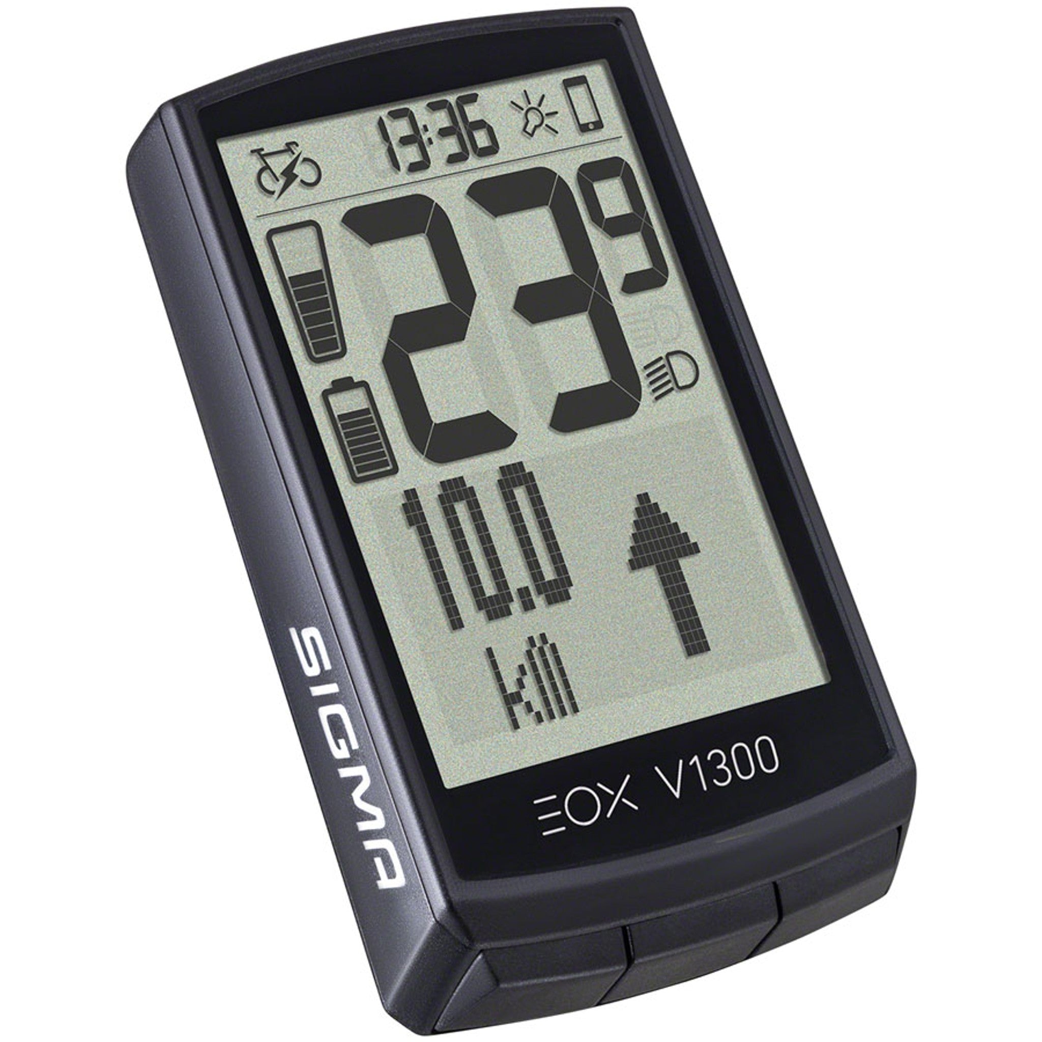 EOX View 1300 Bike Computer - Standard Display