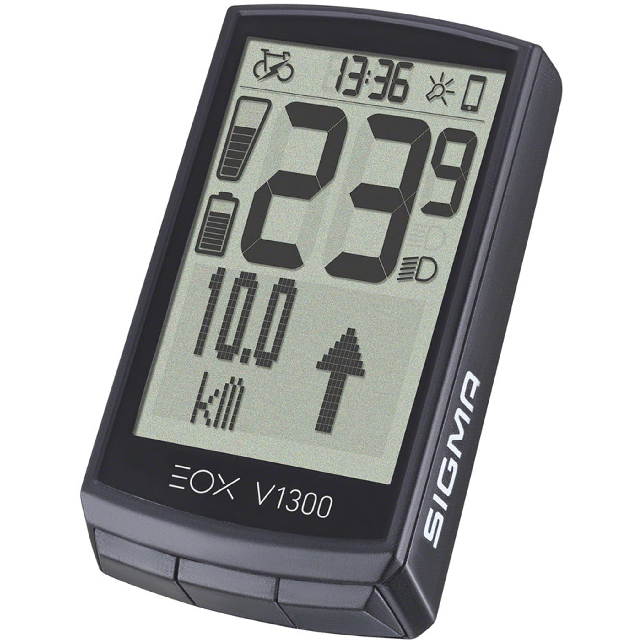 EOX View 1300 Bike Computer - Standard Display