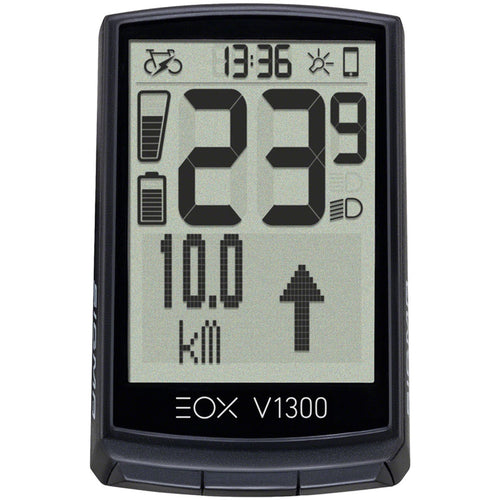 EOX View 1300 Bike Computer - Standard Display