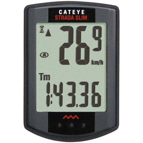 Strada Bike Computer - Wireless, Black