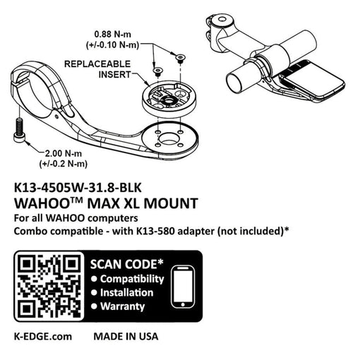 Wahoo Max XL Mount