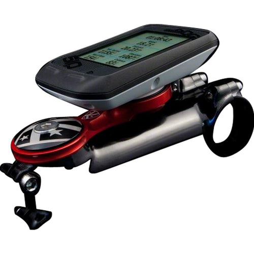 K-EDGE Fixed Stem Mount for Garmin Quarter Turn Type Computers, Black