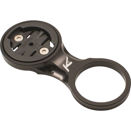 K-EDGE Fixed Stem Mount for Garmin Quarter Turn Type Computers, Black
