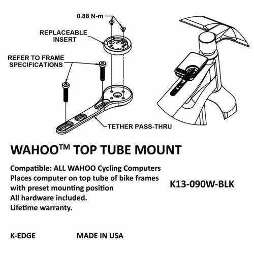 Top Tube Computer Mount