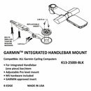 Integrated Handlebar System Mount for Garmin