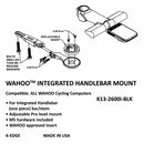 Integrated Handlebar System Mount for Wahoo