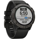 Fenix 6X Pro Solar GPS Watch - Carbon Gray/Black
