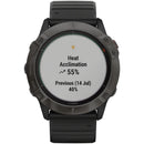 Fenix 6X Pro Solar GPS Watch - Carbon Gray/Black