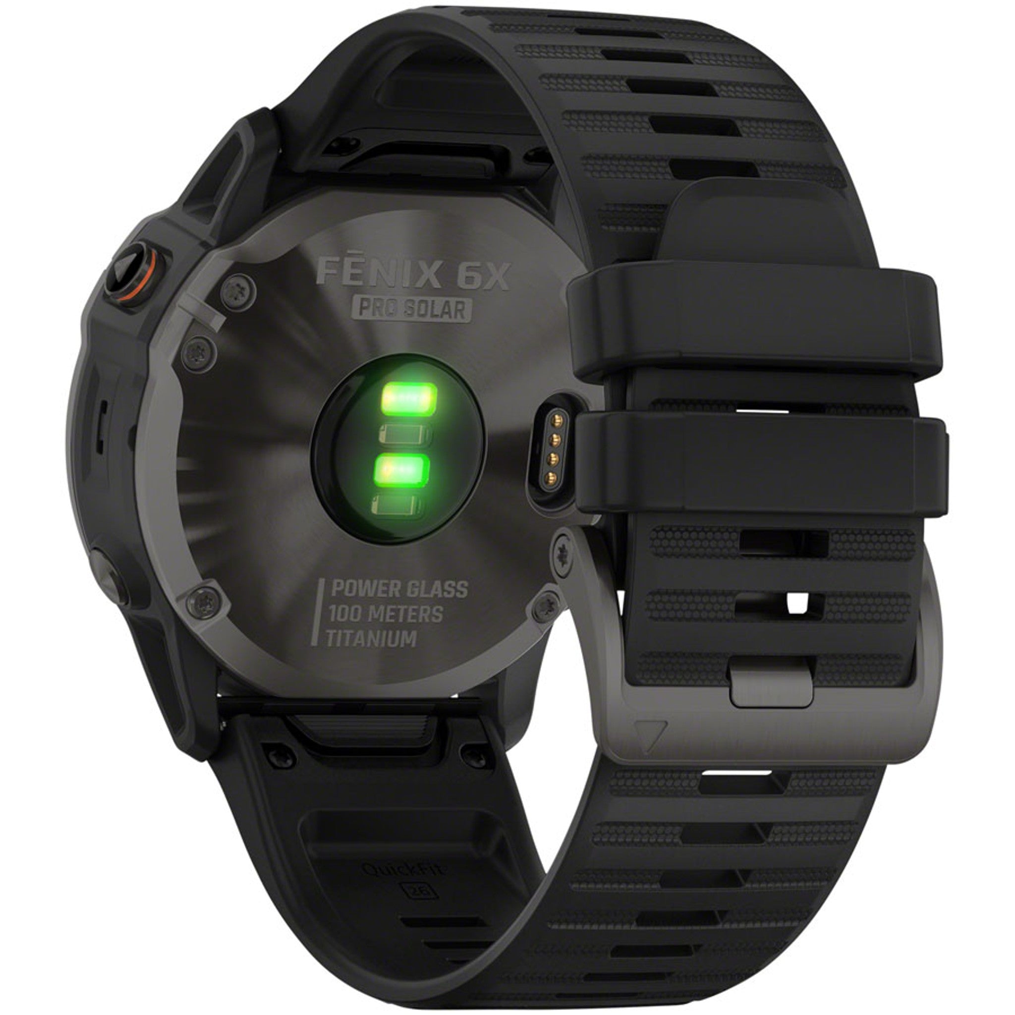 Fenix 6X Pro Solar GPS Watch - Carbon Gray/Black