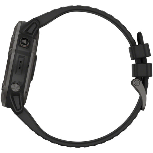 Fenix 6X Pro Solar GPS Watch - Carbon Gray/Black