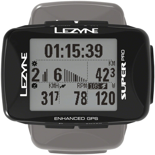 Super Pro GPS Loaded Bike Computer - GPS, Wireless, Heart Rate Monitor, Black