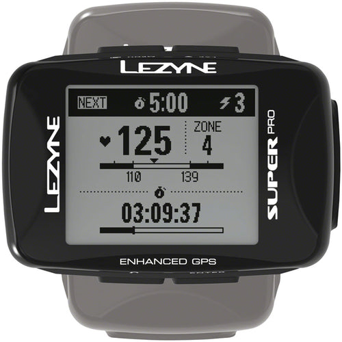 Super Pro GPS Loaded Bike Computer - GPS, Wireless, Heart Rate Monitor, Black
