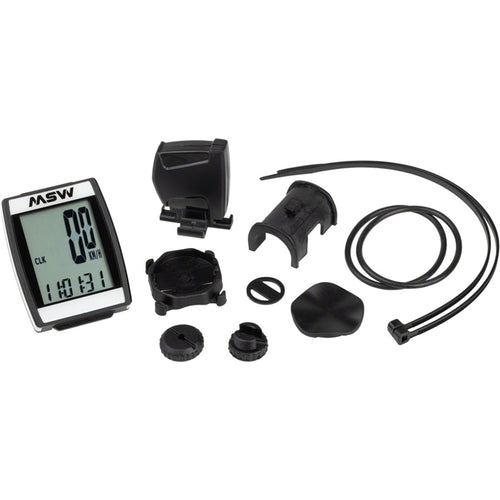 MSW Miniac Wireless Bike Computer - Wireless, Black