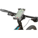 Delta Hefty Holder Plus Smartphone Bike Mount - Clear Gray