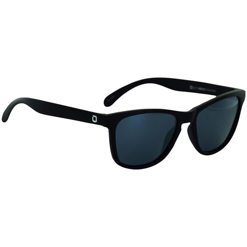 Fairplay Sunglasses - Matte Black, Smoke Lens/Silver Mirror