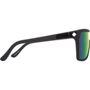 FLYNN Sunglasses - Matte Black, Happy Bronze with Green Spectra Mirror Lenses