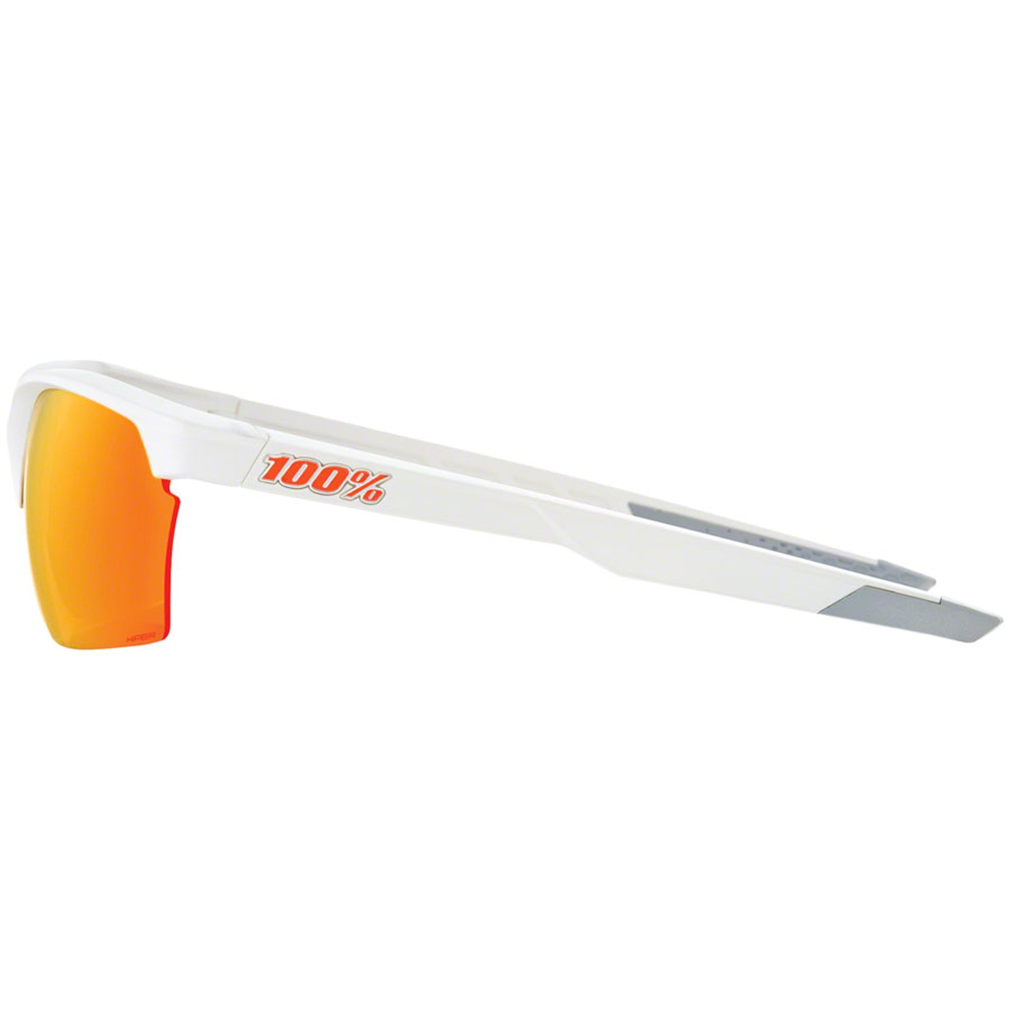 Sportcoupe Sunglasses - Soft Tact White, HiPER Red Multilayer Mirror Lens