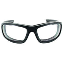 Roadhenge Safety Glasses - Matte Black, Clear Lens