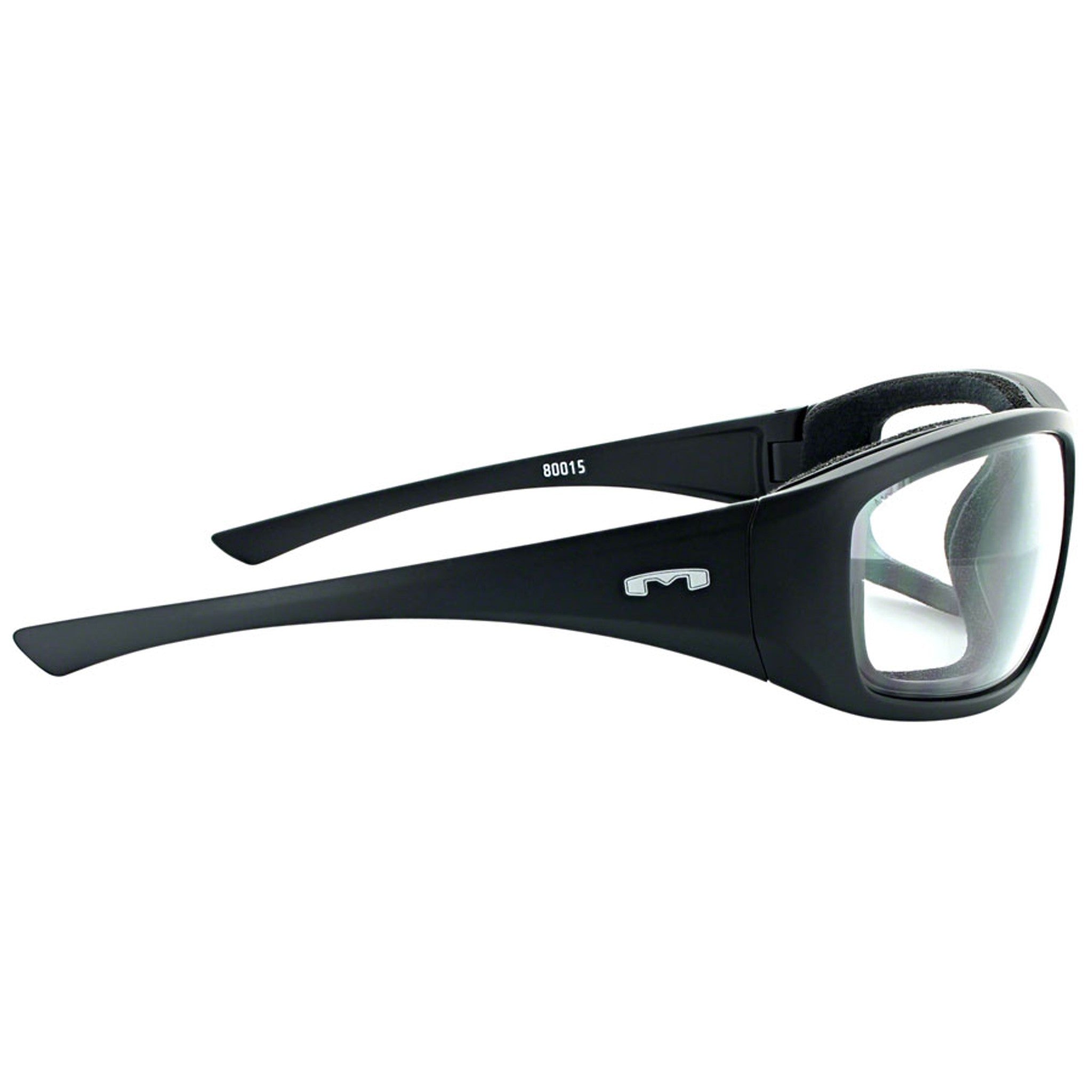 Roadhenge Safety Glasses - Matte Black, Clear Lens