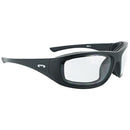 Roadhenge Safety Glasses - Matte Black, Clear Lens