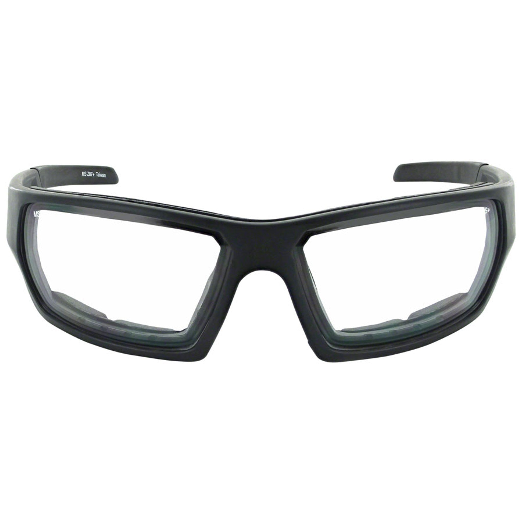 Roscoe Safety Glasses - Matte Black, Clear Lens