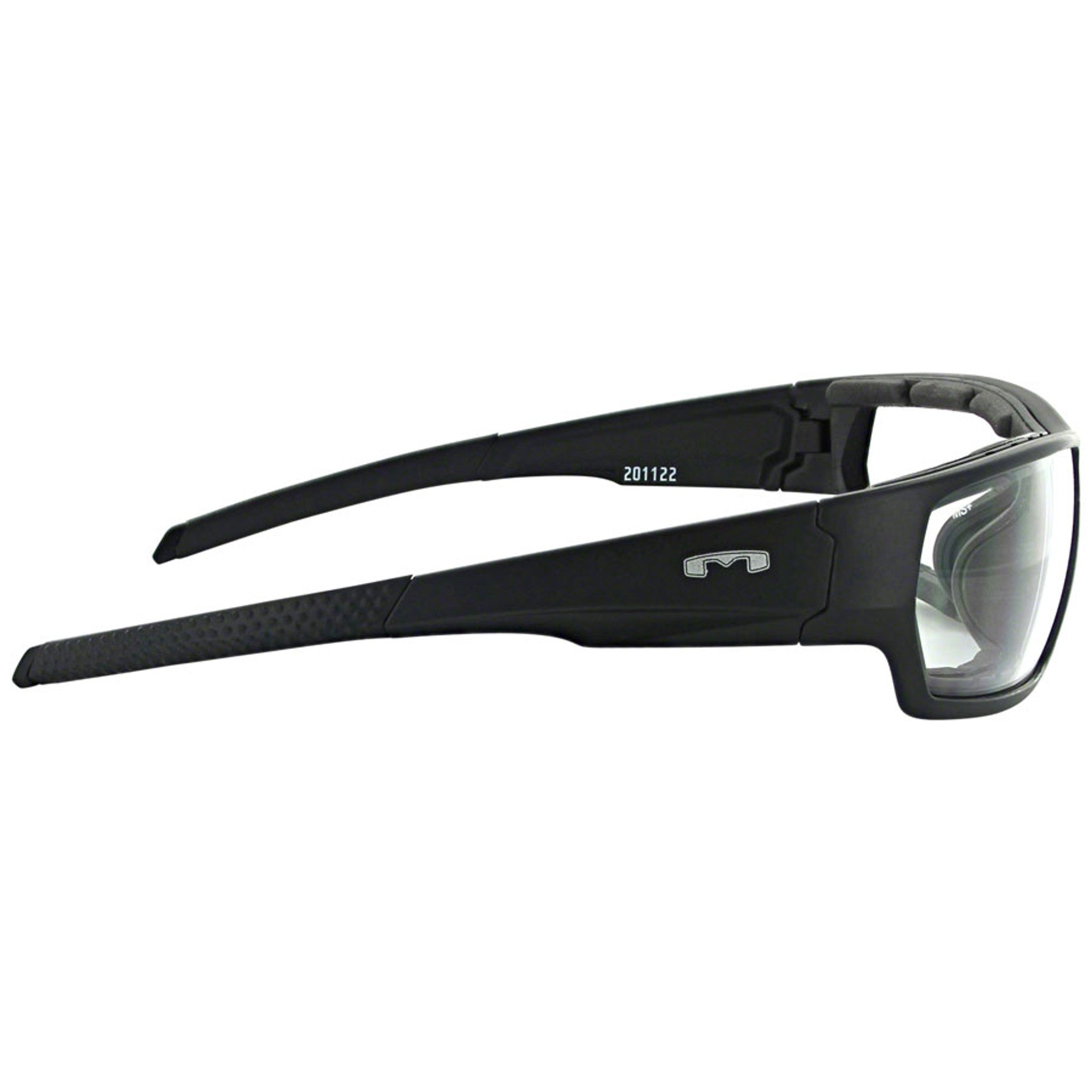 Roscoe Safety Glasses - Matte Black, Clear Lens