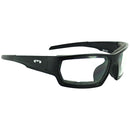 Roscoe Safety Glasses - Matte Black, Clear Lens