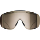 Devour Sunglasses - Uranium Black/Brown, Silver Mirror Lens
