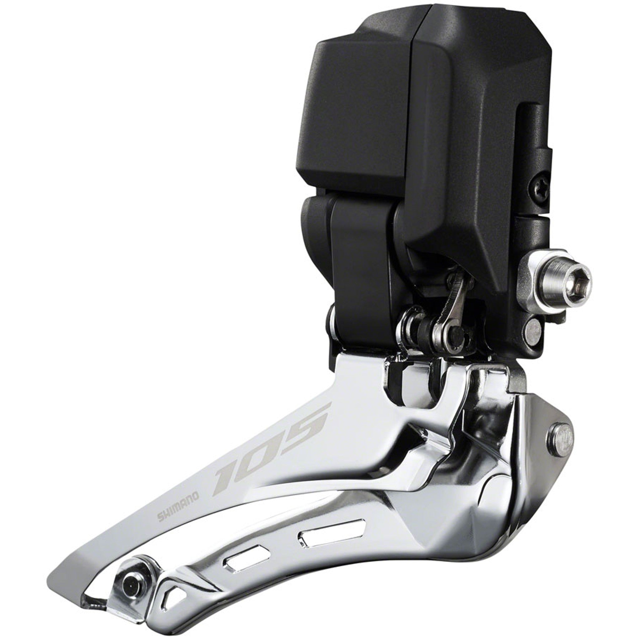 105 FD-R7150 Di2 Front Derailleur - 2x, For 2x12-Speed, Braze-On, Down-Swing, Black