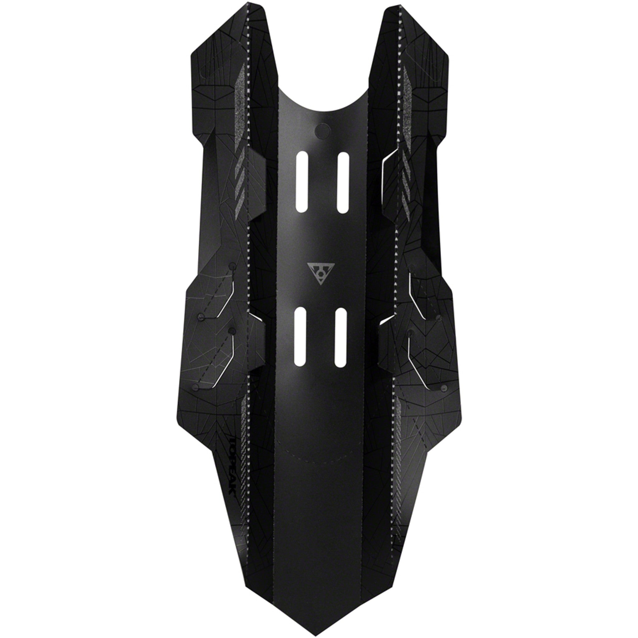 D-Flash DT Fender - Down Tube Mount, Reflective Print